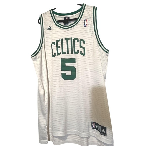 adidas Other - Adidas Boston Celtics Kevin Garnett #5 NBA Stitched Jersey Men's XXL 90's Retro
